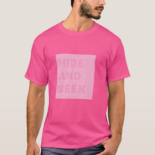 optische Illusion Visueller Effekt Pixel verstecke T-Shirt (Vorderseite)