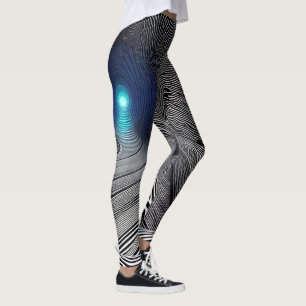 optische Illusion von Zebra Print, Leggings