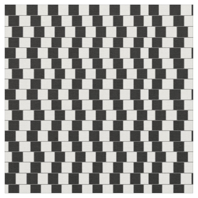 Optische Illusionslinien, schwarz Stoff (Nahaufnahme)