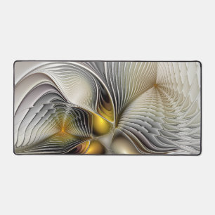 Optische Täuschung Abstract 3D Fraktal mit Tiefe Schreibtischunterlage