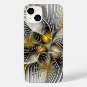 Optische Täuschung Abstrakte 3D-Fraktale mit Tiefe Case-Mate iPhone 14 Hülle