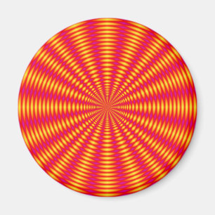 Optische Täuschung abstraktes Design. Magnet