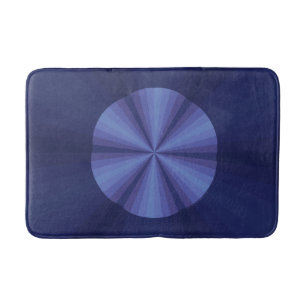Optische Täuschung Blaue Badematte