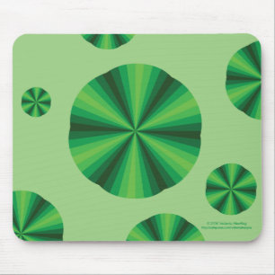 Optische Täuschung grünes Mousepad