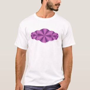 Optische Täuschung Lila Herren Leichte Shirt