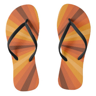 Optische Täuschung Orange Flip Flops
