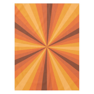 Optische Täuschung Orange Tischdecke