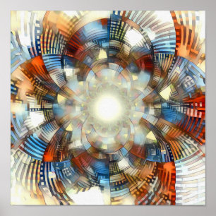 optische Täuschung Poster