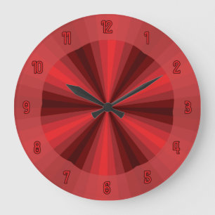 Optische Täuschung Rote Uhr