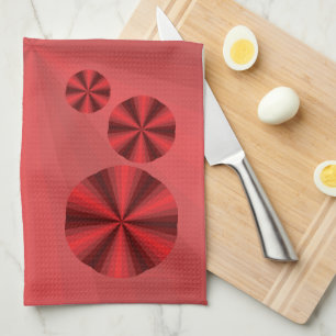 Optische Täuschung rotes Handtuch