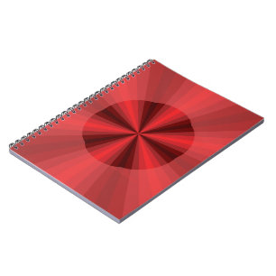 Optische Täuschung Rotes Notizbuch Notizblock