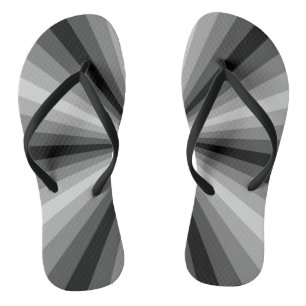 Optische Täuschung Schwarze Flip Flops