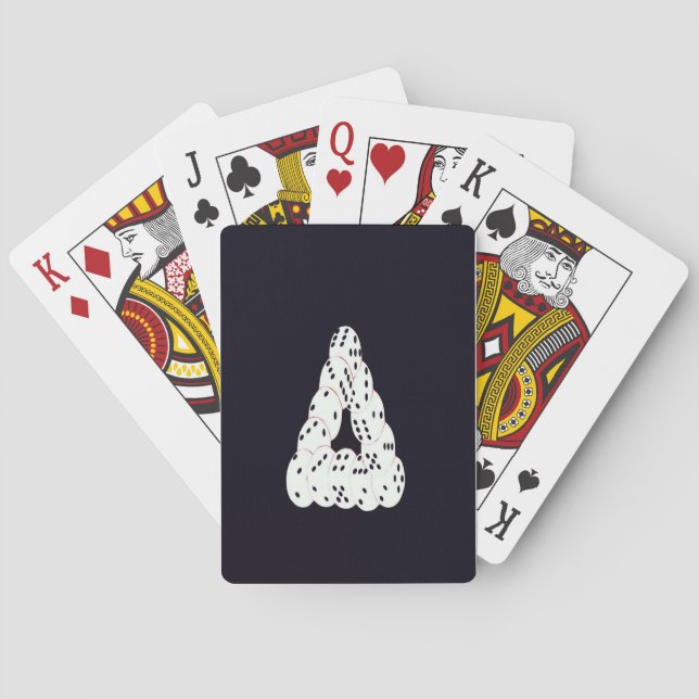 optische Täuschung Spielkarten (Rückseite)