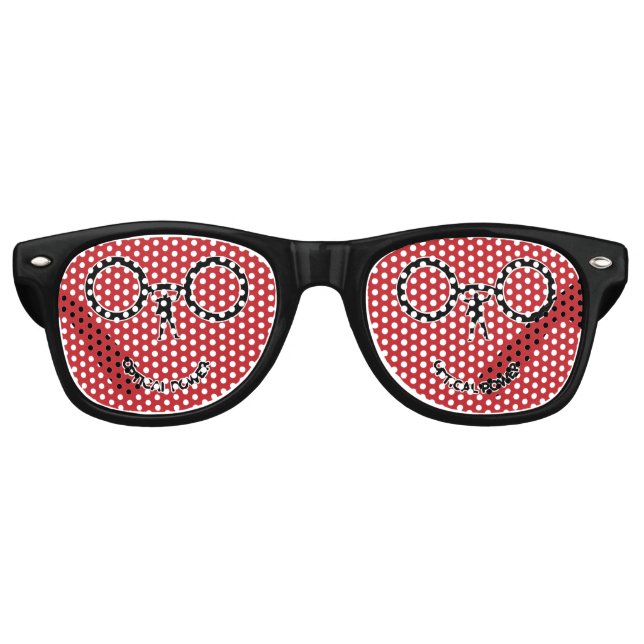 Optischer Power Partybrille (Vorderseite)
