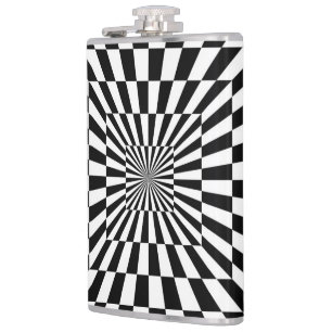 optischer Täuschungstunnel Flachmann