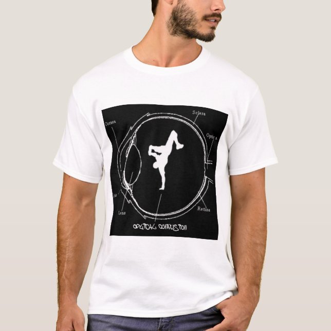 Optischer Verwirrungs-SchwarzesRequiem T-Shirt (Vorderseite)