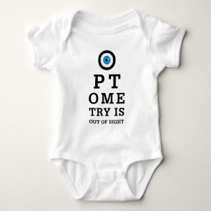 Optometrie aus den Augen Baby Strampler