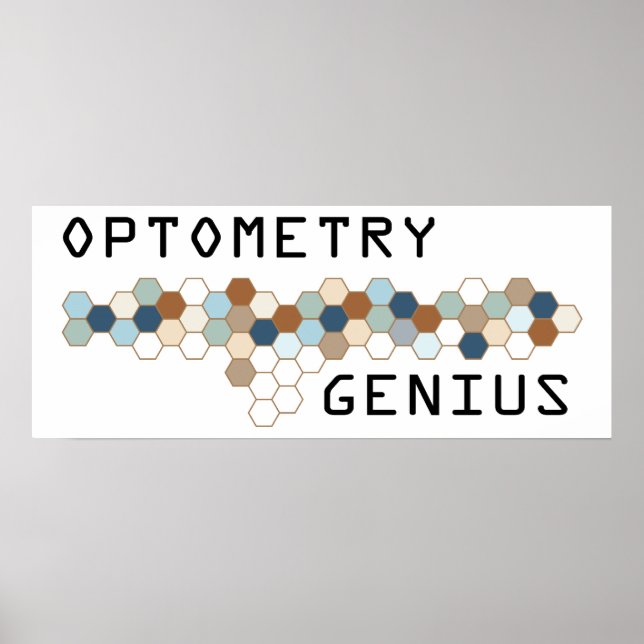 Optometrie Genius Poster (Vorne)