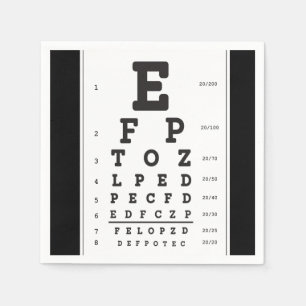 Optometrie optisches Papier Napkin Serviette