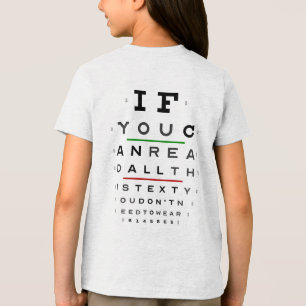 Optometrie, Perfektes Sehen, keine Brille brauchen Tri-Blend Shirt