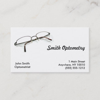 Optometrie-Visitenkarte Visitenkarte