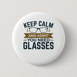 Optometriker Behalte beruhigen Eingeständnis, dass Button