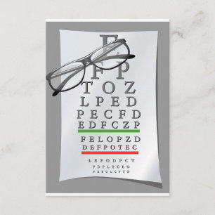 Optometriker-Diagramm-Einladungen Einladung