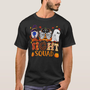 Optometriker Halloween Sight Squad Hexenkürbis Op T-Shirt
