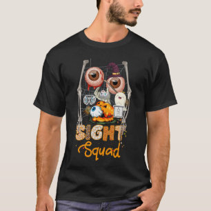 Optometriker Halloween Sight Squad Hexenkürbis Op T-Shirt