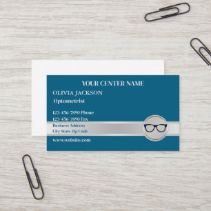 Optometriker Moderne Augenarztsicht Visitenkarte