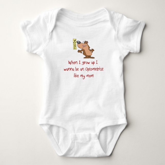 Optometriker mögen meinen Mama-Baby-T - Shirt (Vorderseite)