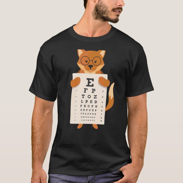Optometriker Optiker Optikerbrille T-Shirt (Vorderseite)