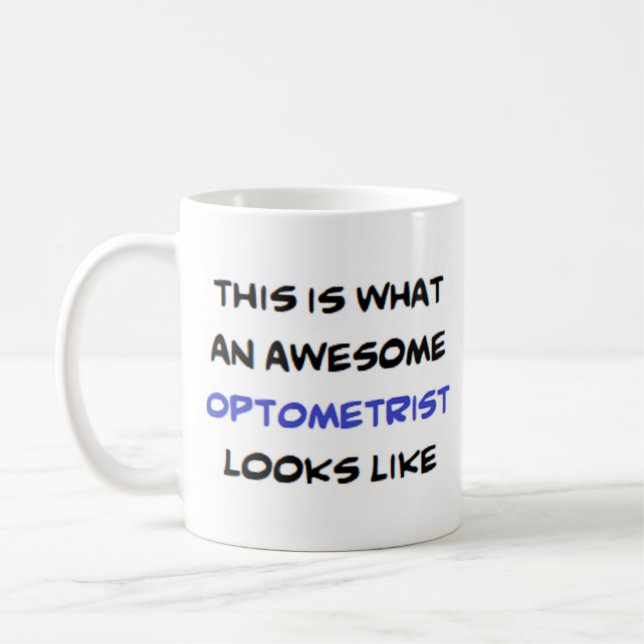 Optometriker, phantastisch kaffeetasse (Links)