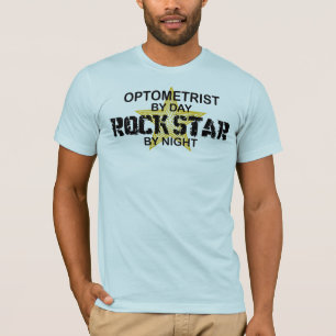 Optometriker-Rockstar bis zum Nacht T-Shirt