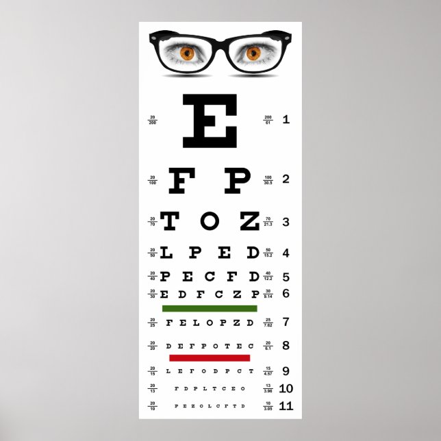 OPTOMETRISCHE VISIONESTEUERUNG POSTER (Vorne)