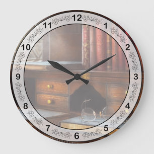 Optometrist - Glasses - Career paths Große Wanduhr