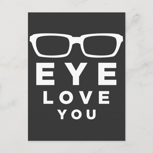 Optometrist Optician Eye Doctor Ophthalmology Fun Postkarte (Vorderseite)