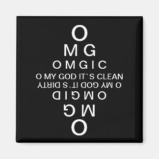 Optometristen saubere und dreckige Spülmagnete Magnet