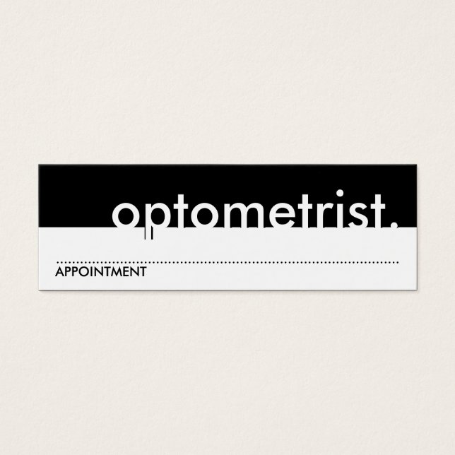 Optometristikkarte (Vorderseite)