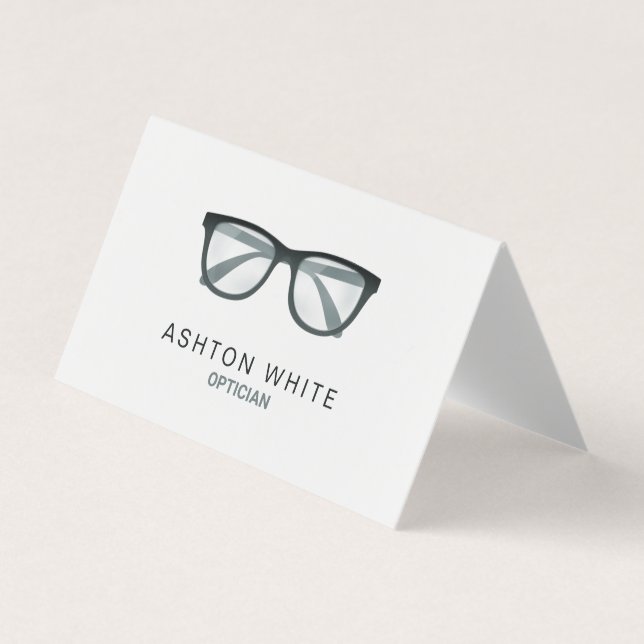 Optometristin Custom QR Visitenkarten (Vorderseite)