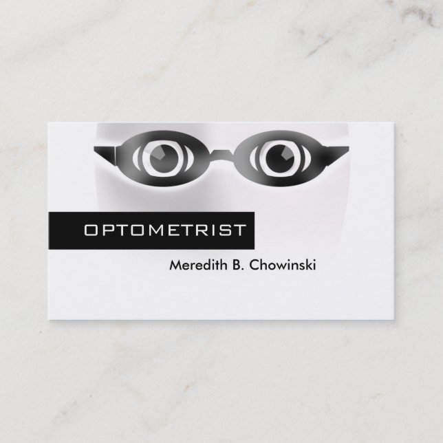 Optometristin Eye Care Specialist Visitenkarte (Vorderseite)