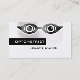 Optometristische Augenpflegespezialkarte Visitenkarte