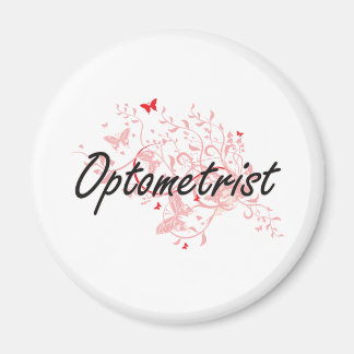 Optometristisches künstlerisches Jobdesign mit Sch Magnet