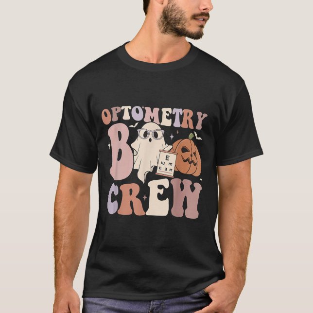 Optometry Crew Optometry Boo Crew Halloween Optici T-Shirt (Vorderseite)