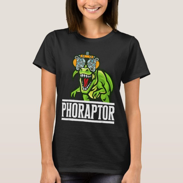Optometry Machine Phoropter Funny Optometrist Phor T-Shirt (Vorderseite)