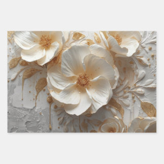 Opulent Bloom Geschenkpapier Set