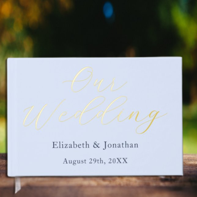 Opulent Blue Wedding Gästebuch (Von Creator hochgeladen)