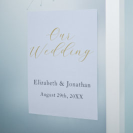 Opulent Blue Wedding Poster