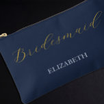 Opulent Blue Wedding Zubehörtasche<br><div class="desc">Elegante goldene Hochzeit mit opulenten Blautönen</div>