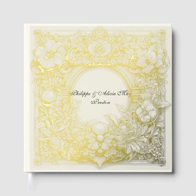 Opulent Motif Atelier, Hochzeit Gästebuch (Vorderseite)